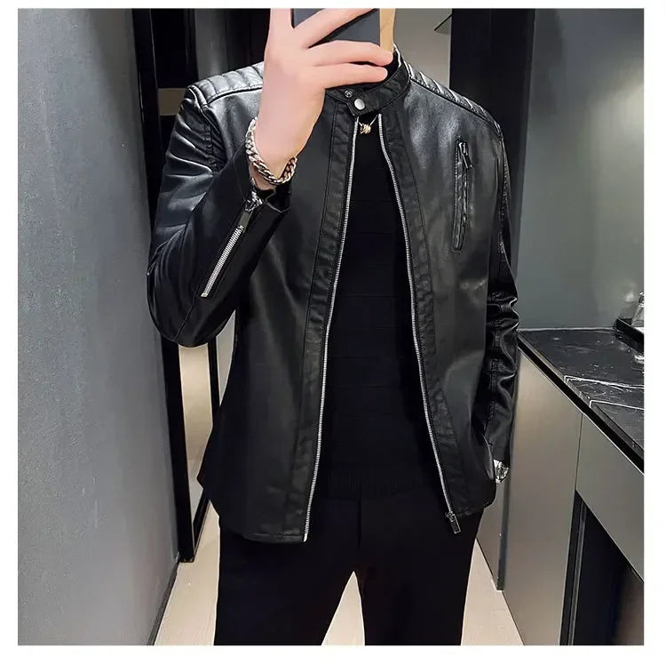 Noah | Elegant Leather Jacket