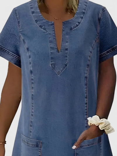 Tahlia™ - Elegant Denim Dress