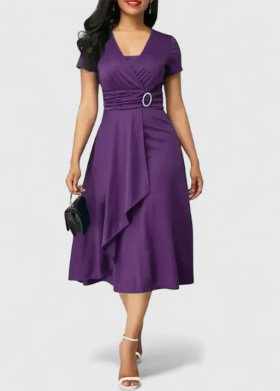 Ruby™ - Elegant Midi Dress