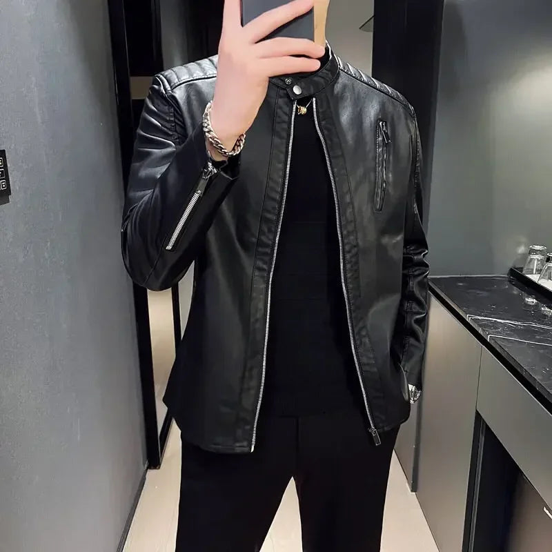Noah | Elegant Leather Jacket
