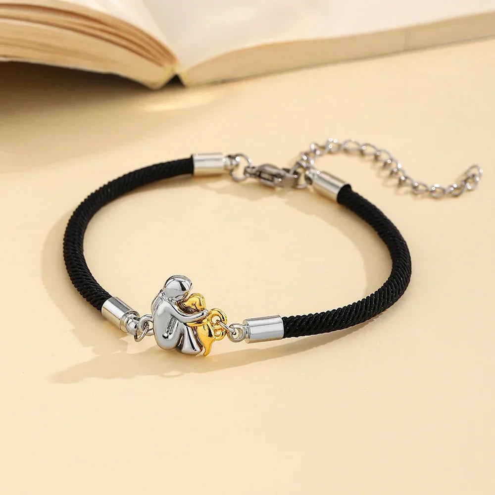Reylith | Bracelet with Cord and Dog Icon