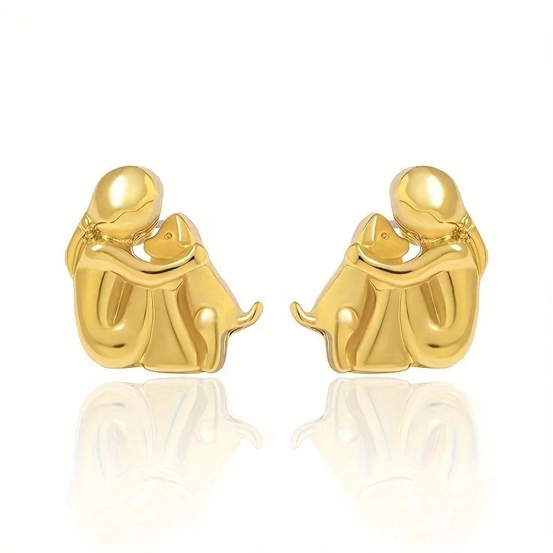 Clydine | Dog Icon Earrings
