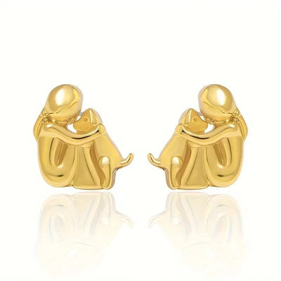 Clydine | Dog Icon Earrings