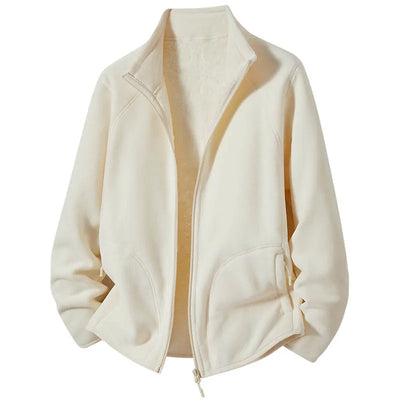 Faustina | Polar Fleece Stand Collar Jacket