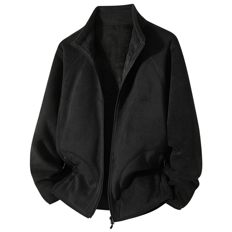 Faustina | Polar Fleece Stand Collar Jacket