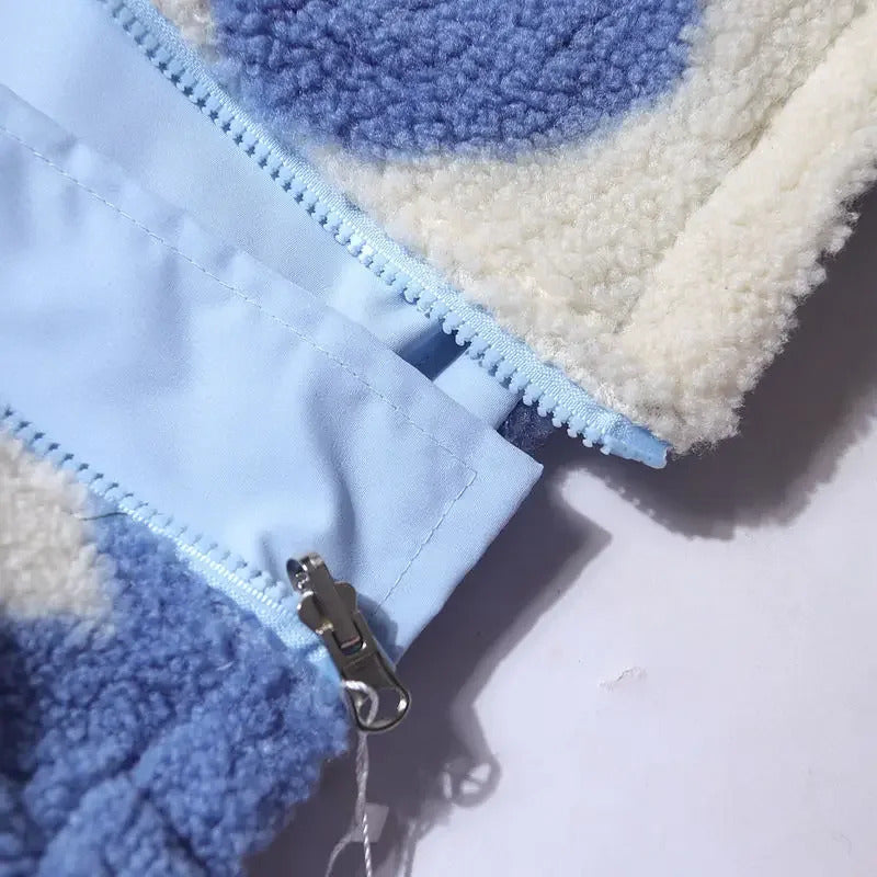 Evaleigh | Reversible Heart-Print Comfort Jacket