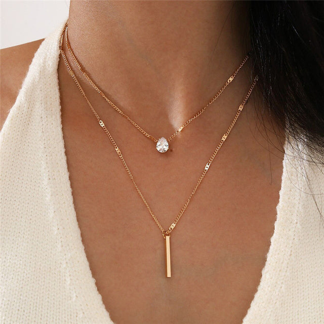 Norana | Necklace Set with Gold Pendant