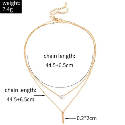 Norana | Necklace Set with Gold Pendant