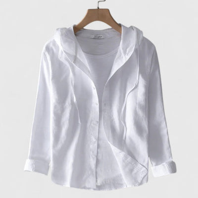 Elise™ - Elegant Hooded Blouse