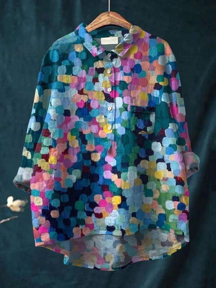 Ram | Colourful Dot Print Shirt