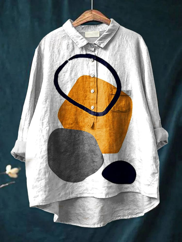 Maga | Geometric Abstract Print Shirt