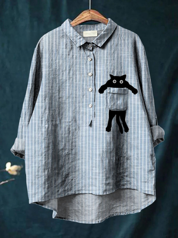 Brigidine | Pocket Cat Shirt