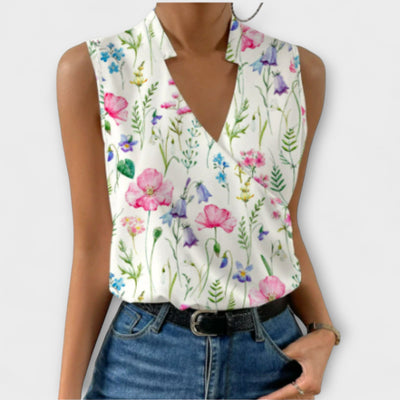Kaylani™ - Sophisticated V-neck Top