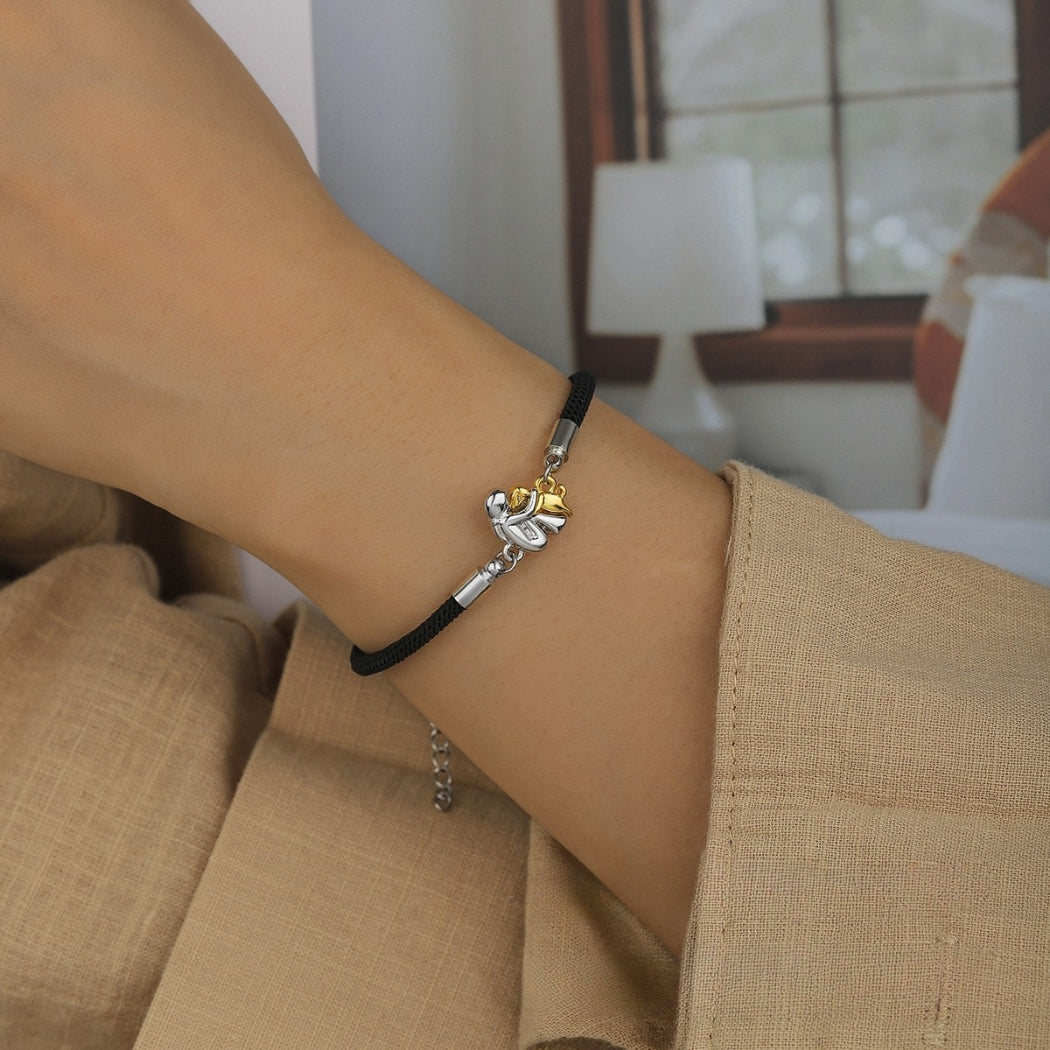 Reylith | Bracelet with Cord and Dog Icon