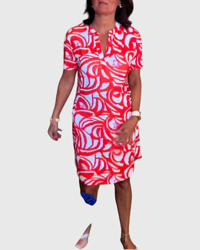 Mika™ - Flattering Avenue Walk Dress