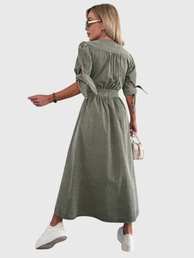 Violet™ - Elegant Denim Dress