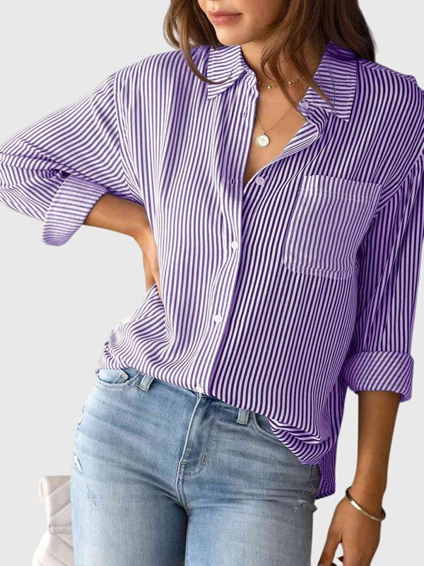 Brianna™ - Collared Neck Shirt
