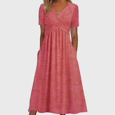 Eliana™ - Midi Dress with Tummy Control