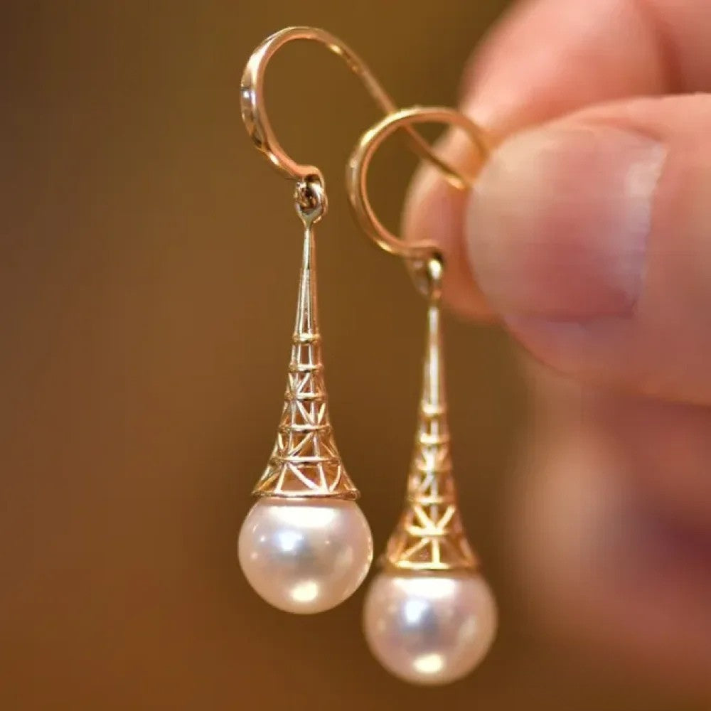 Olpha | Vintage Pearl Earrings