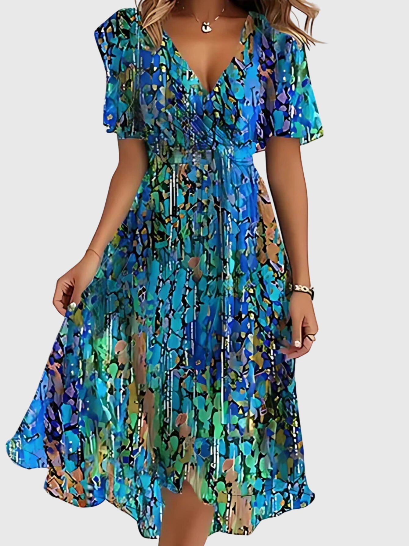 Luna™ - Summer Dress With Belly Cover