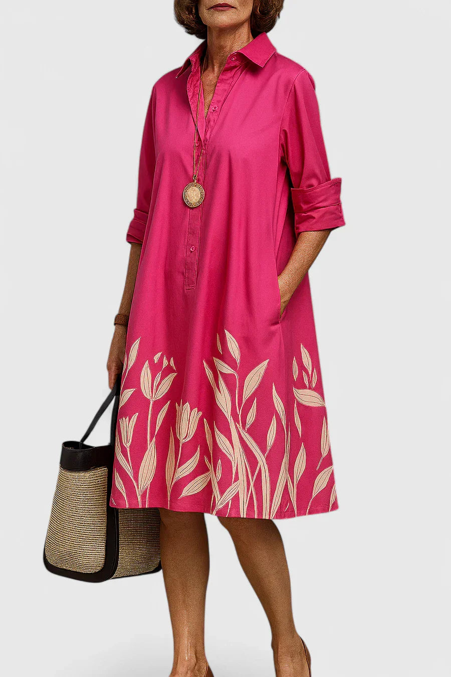 Riley™ - Sophisticated Midi Dress
