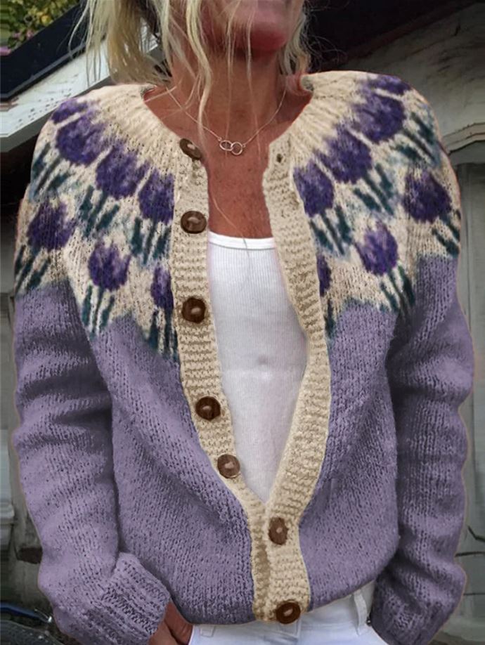 Vesna | Floral Pattern Vest