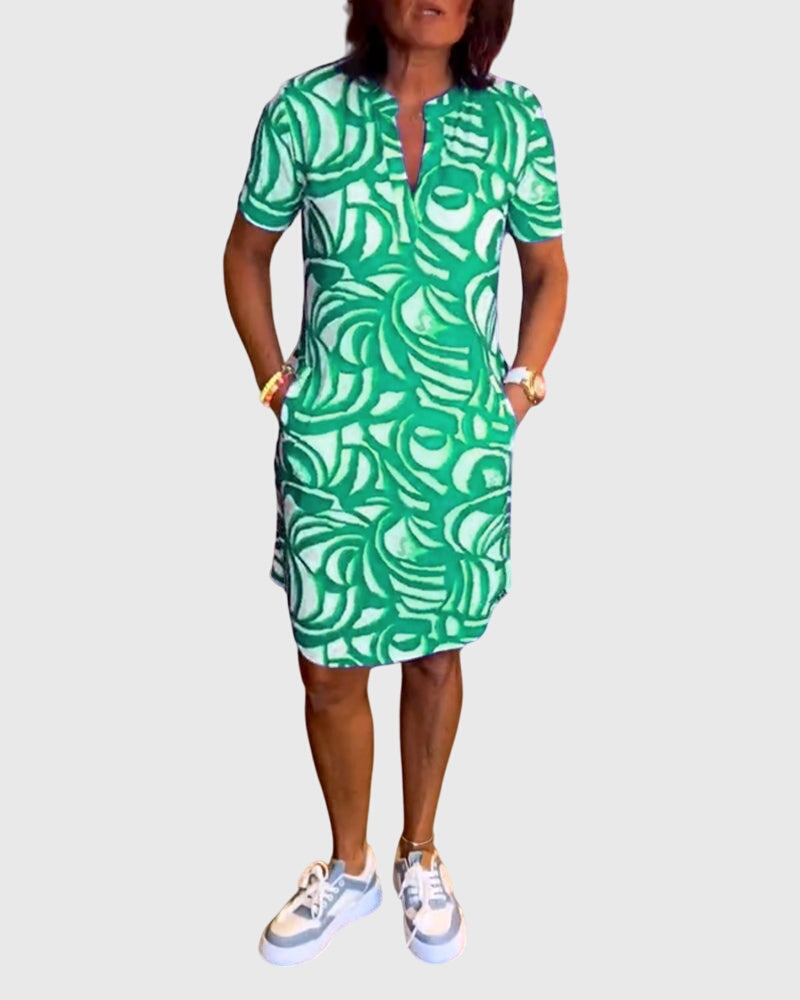 Mika™ - Flattering Avenue Walk Dress