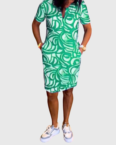 Mika™ - Flattering Avenue Walk Dress