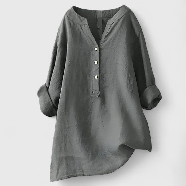 Kayla™ - Elegant Button-Front Shirt