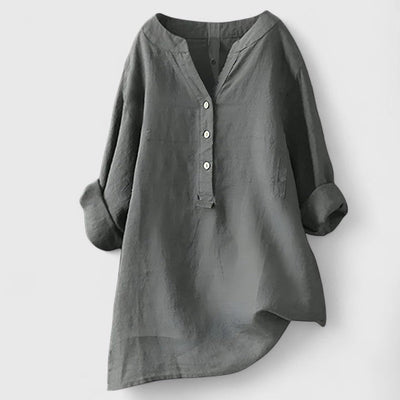 Kayla™ - Elegant Button-Front Shirt