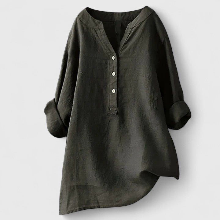 Kayla™ - Elegant Button-Front Shirt