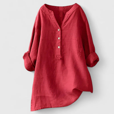 Kayla™ - Elegant Button-Front Shirt