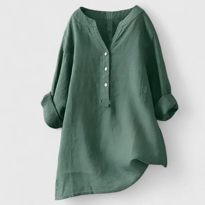 Kayla™ - Elegant Button-Front Shirt