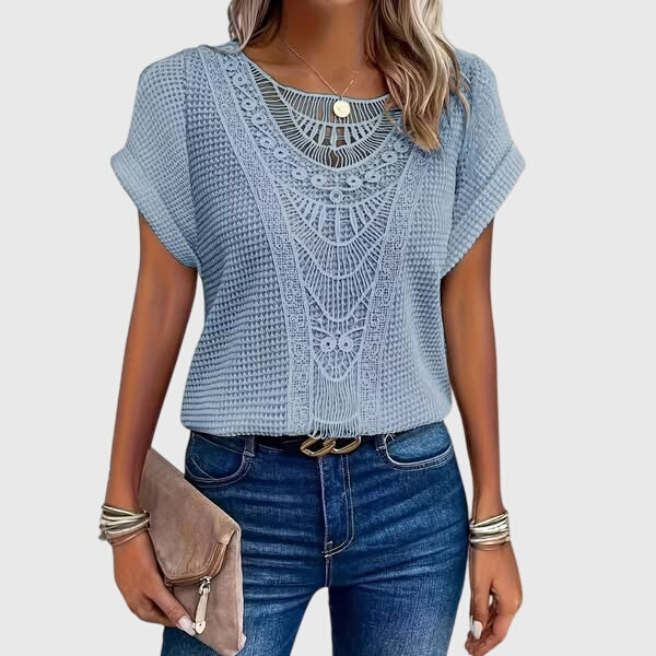 Lena™ - Elegant Ibiza Style Blouse