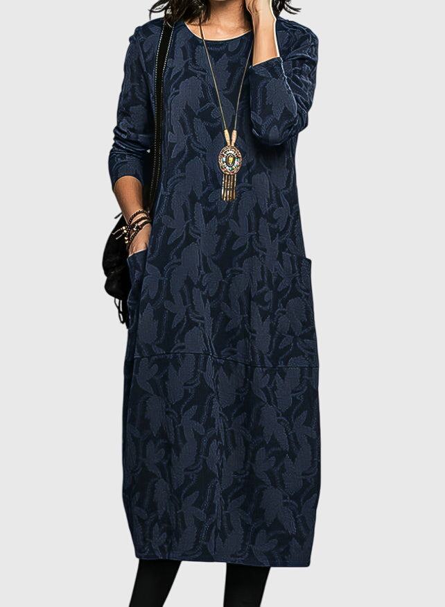 Eliza™ - Casual Round-Neck Dress