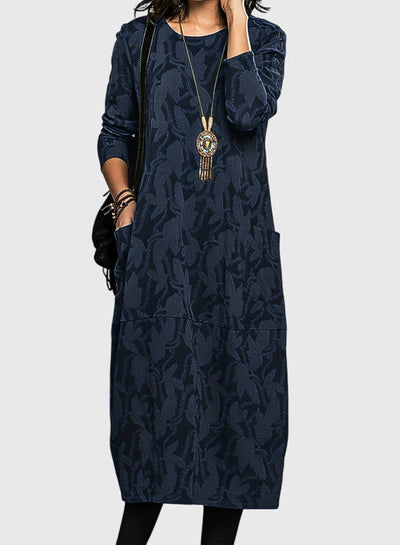 Eliza™ - Casual Round-Neck Dress