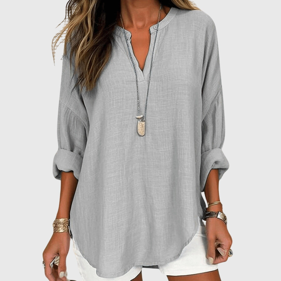 Kaia™ - Flowy Elegant Beach Shirt