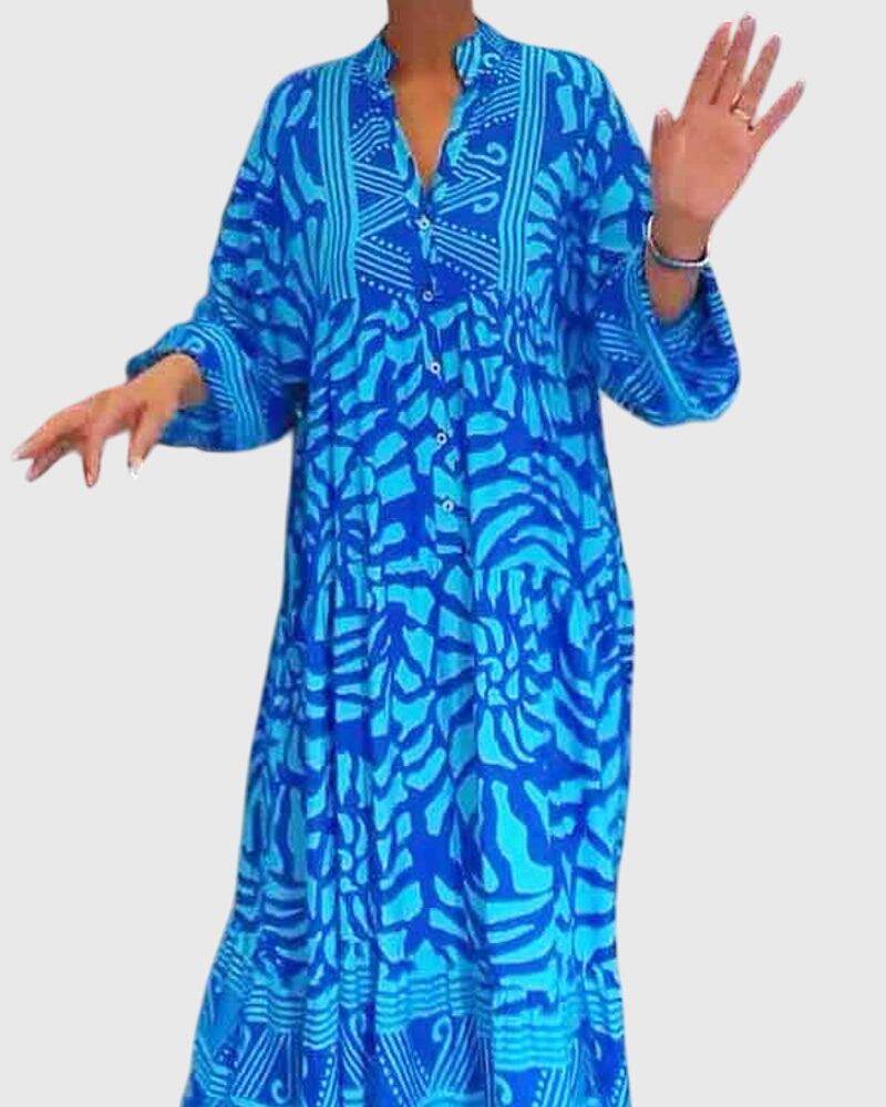 Savannah™ - Maxi Dress With Elegant Print