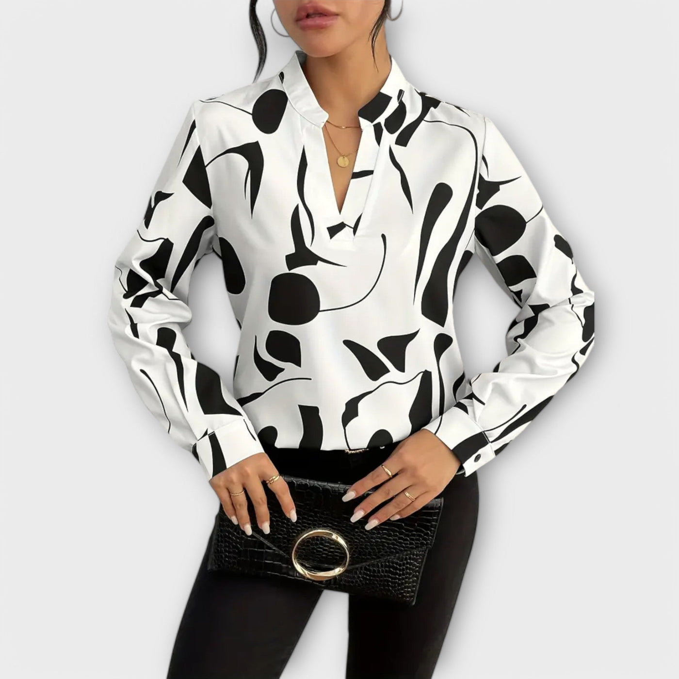 Leila™ - Elegant Blouse With Design