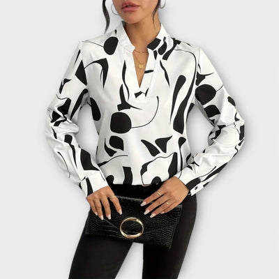 Leila™ - Elegant Blouse With Design