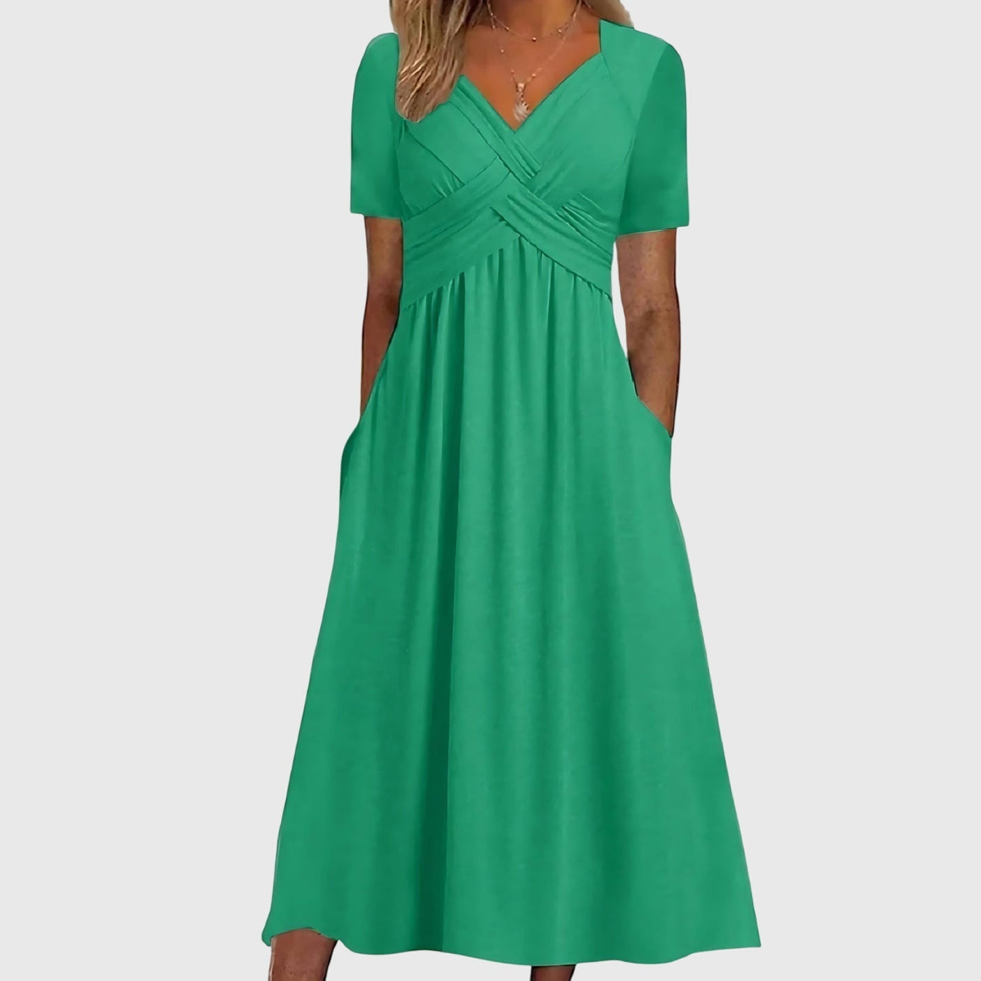Eliana™ - Midi Dress with Tummy Control