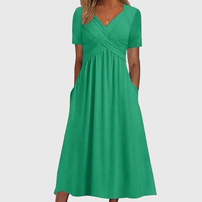 Eliana™ - Midi Dress with Tummy Control