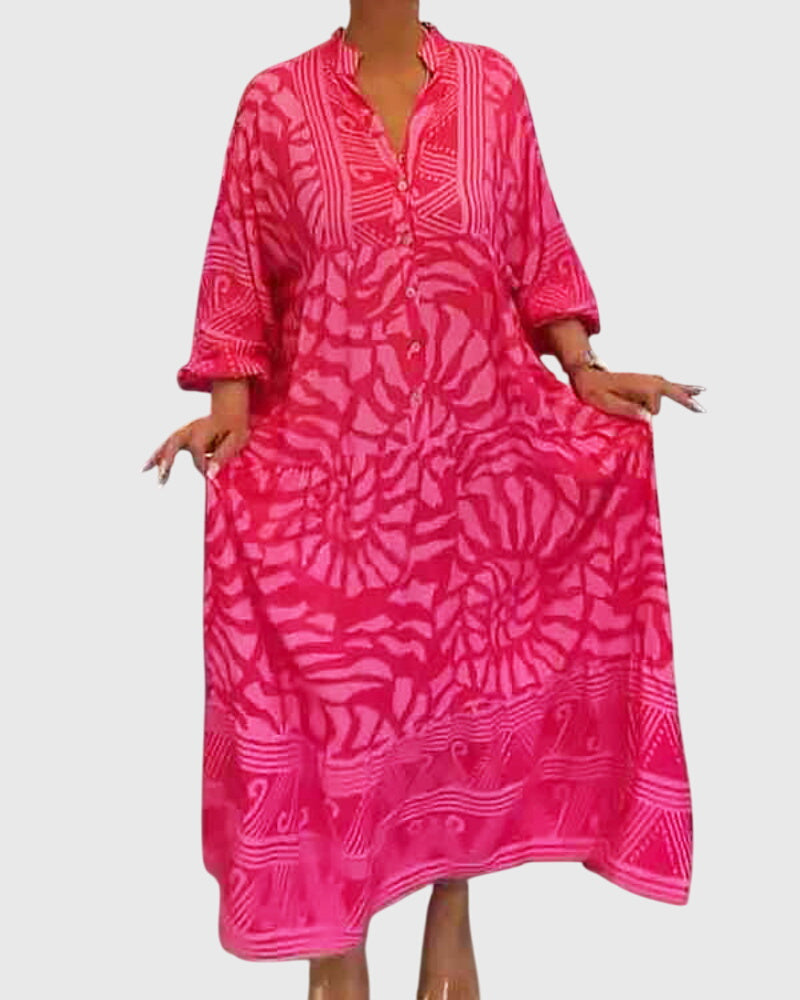 Savannah™ - Maxi Dress With Elegant Print