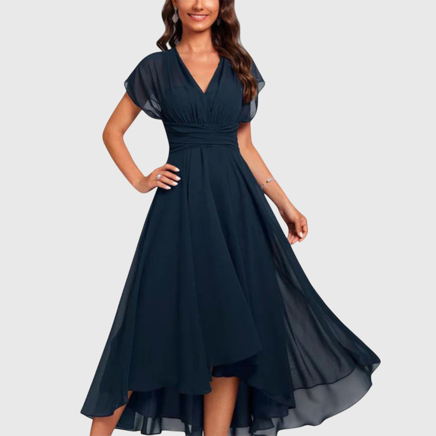Genevieve™ - V-Neck A-Line Dress