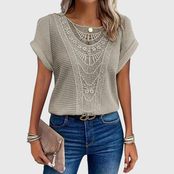 Lena™ - Elegant Ibiza Style Blouse