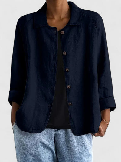 Navy | Sophisticated Top