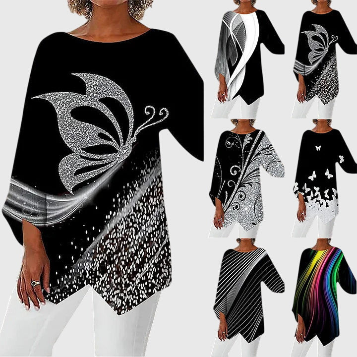Bailey™ - Elegant Crew Neck Top