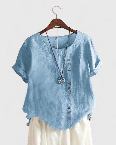 Diana™ - Comfortable Short Sleeve Blouse