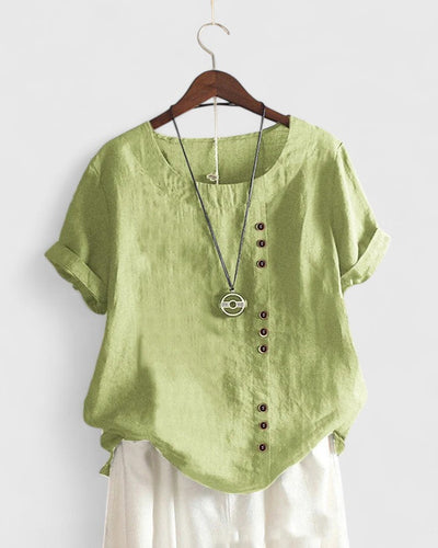 Diana™ - Comfortable Short Sleeve Blouse