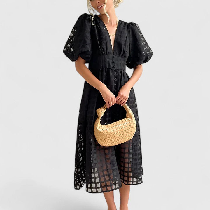 Clara™ - Elegant Midi Dress